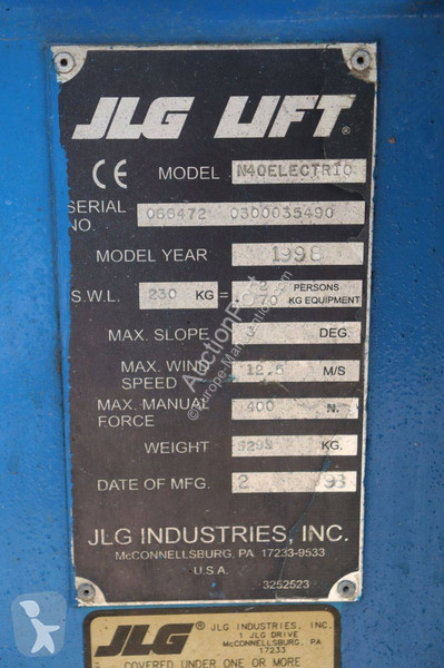 منصة تلسكوبية JLG N40ELECTRIC