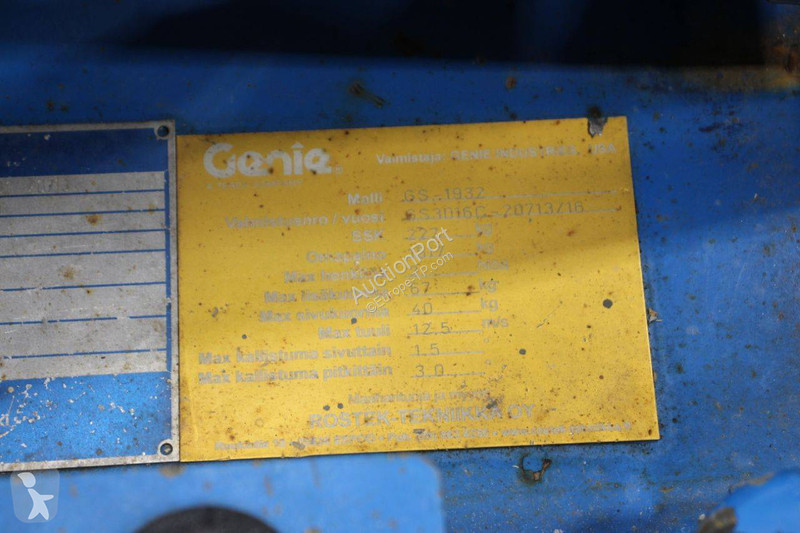 Plataforma elevadora Genie