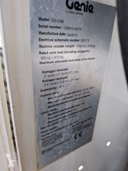 Nacelle Genie GS-5390