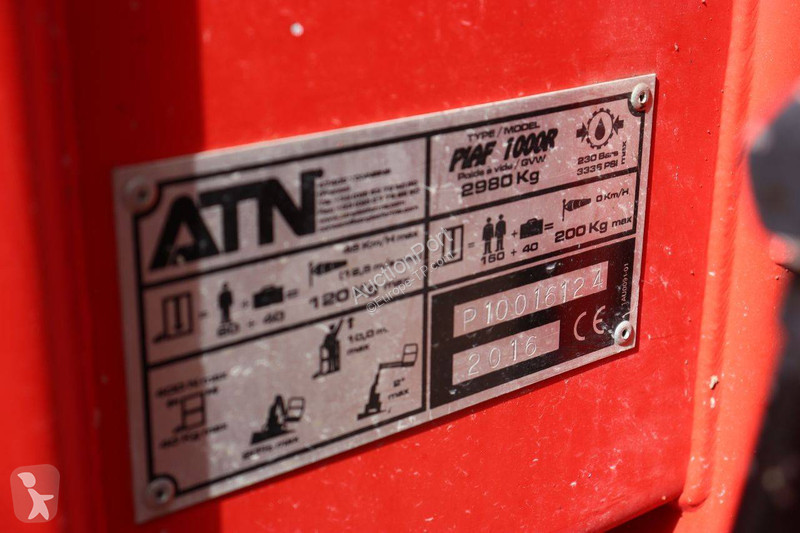 Plataforma elevadora ATN Piaf 1000R