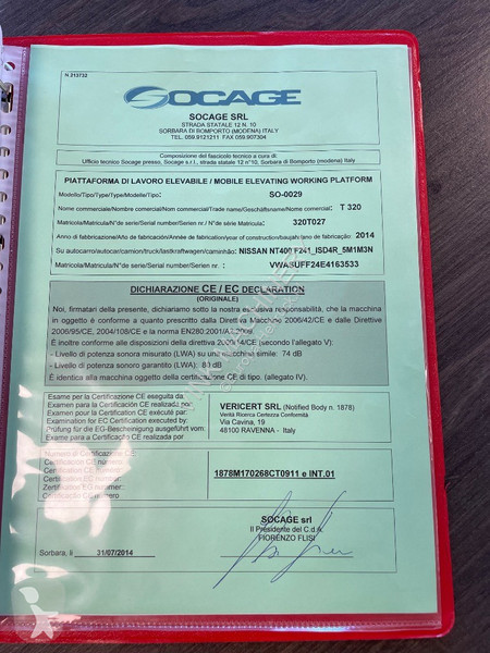 Plataforma Socage T320