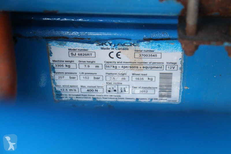 Nacela Skyjack SJ6826RT
