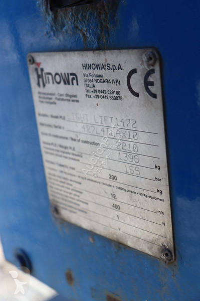 Nacelle Hinowa 14.72