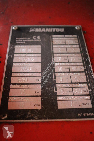Plataforma elevadora Manitou