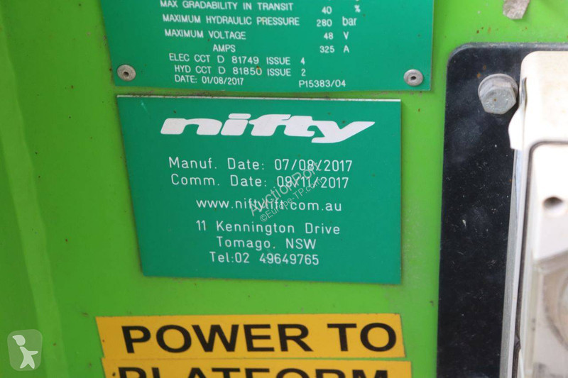 Plataforma elevadora Niftylift HR17 Hybrid MKII