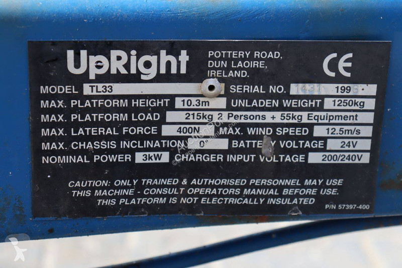 Nacela UpRight TL33