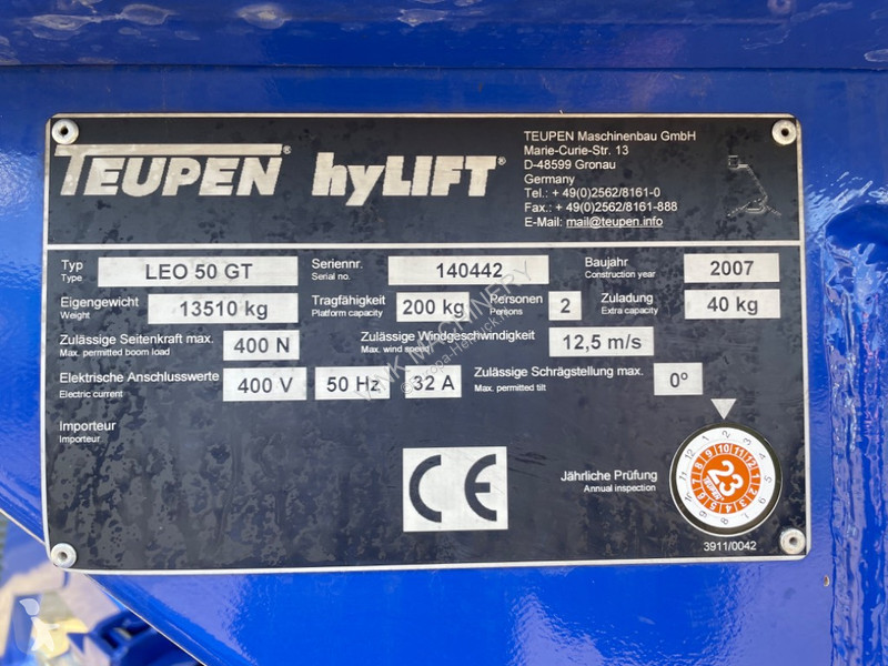 Nacelle Teupen Leo 50 GT