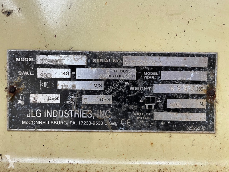 Nacelle JLG