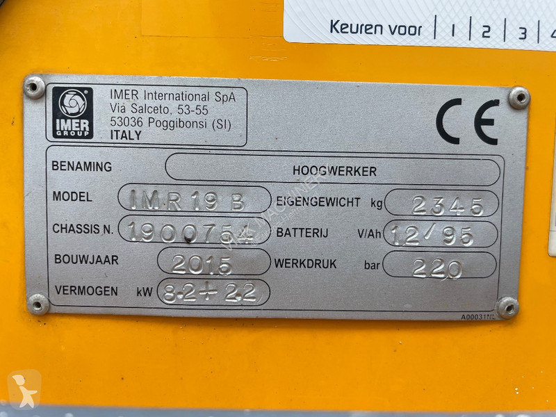 Nacelle Imer IMR 19B