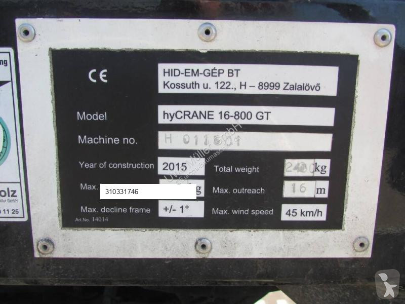 منصة تلسكوبية Teupen TGT HighCrane 800 hyCRANE...
