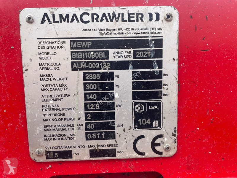 Вишка Almacrawler 1090BL