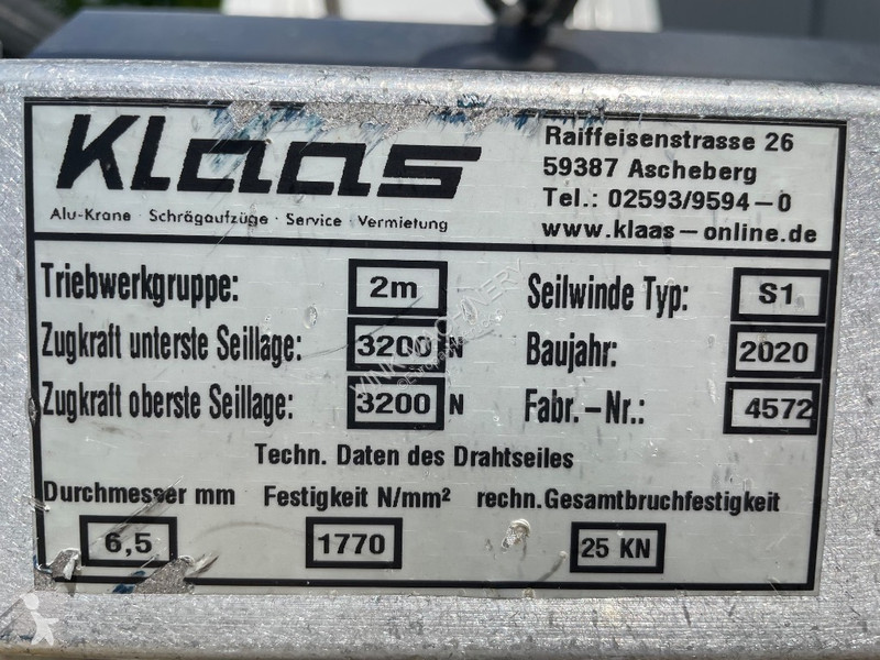 منصة تلسكوبية Klaas Toplight 21 AE