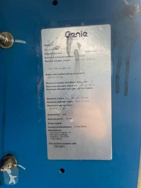 Nacelle Genie ZX 135/70