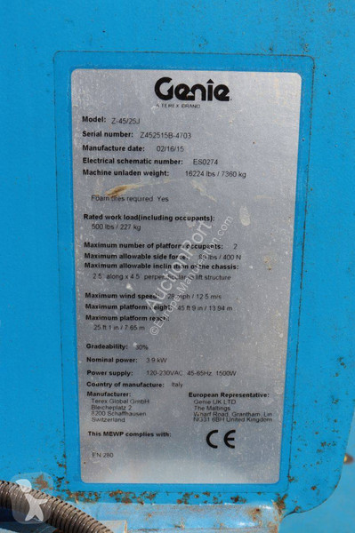 Автовишка Genie Z-45/25J
