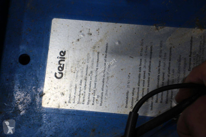 Plataforma elevadora Genie