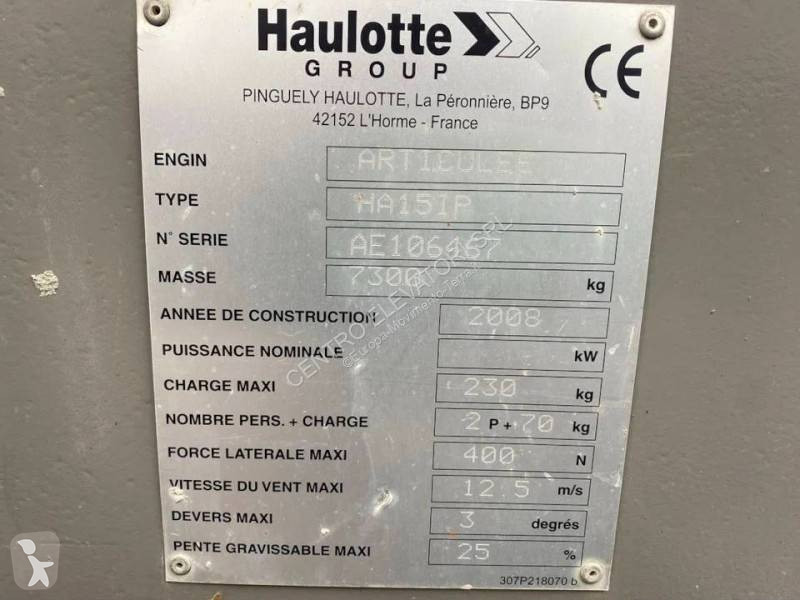 Nacelle Haulotte HA 15 IP