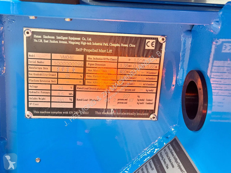 Plataforma Sinoboom VM04E