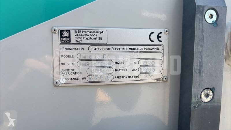 Автовишка Imer IMR 15 DA