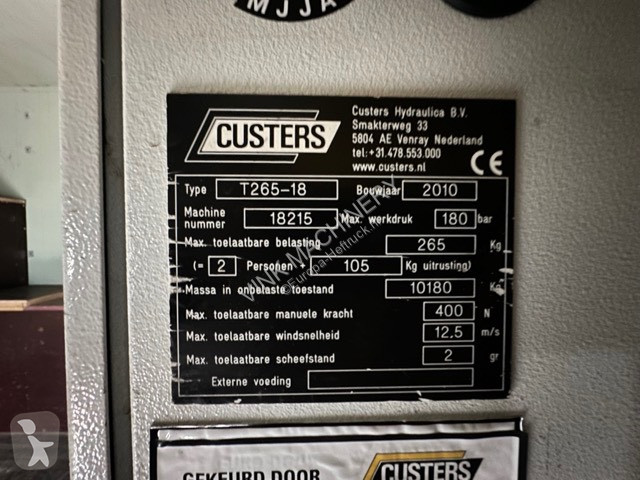 Lift Custers T265-18