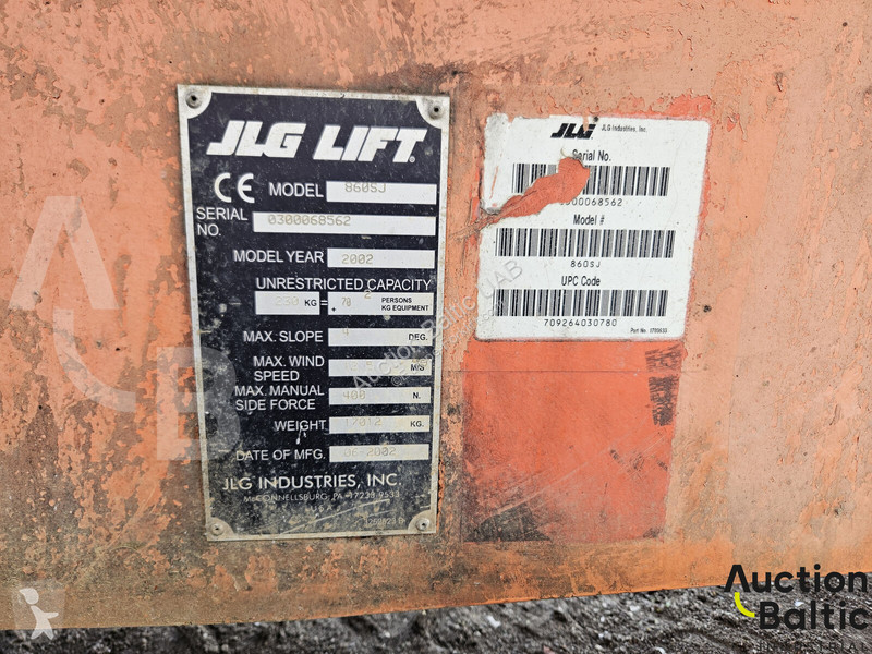 Plataforma elevadora JLG