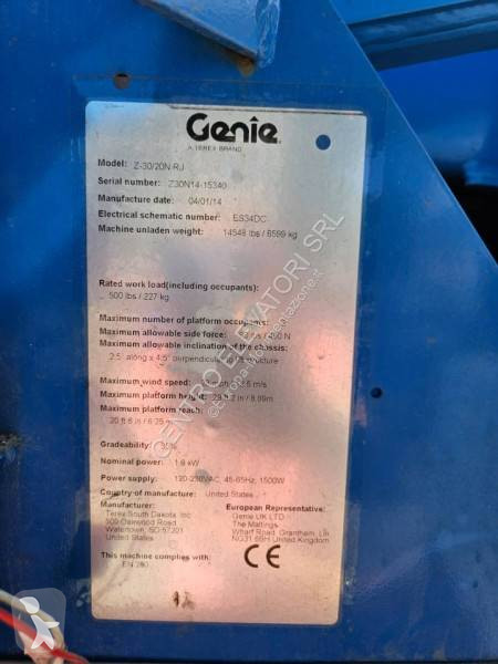 Lift Genie Z30/20 NRJ