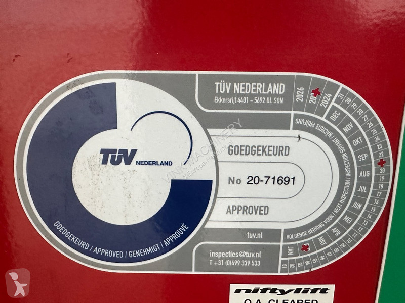 Nacelle Niftylift HR 21 D 4x4