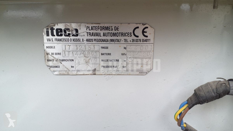 Plataforma elevadora Iteco IT1215T (11,8 m)