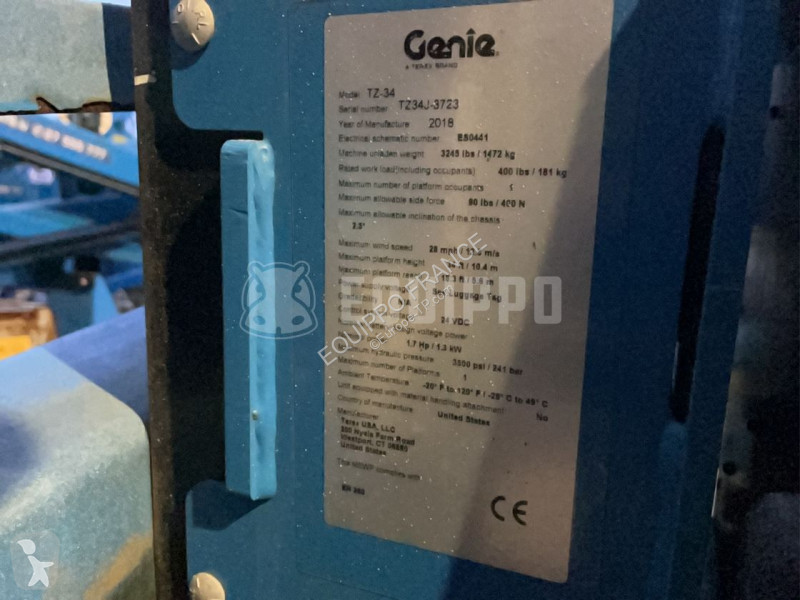 Nacelle Genie TZ34 (12m)