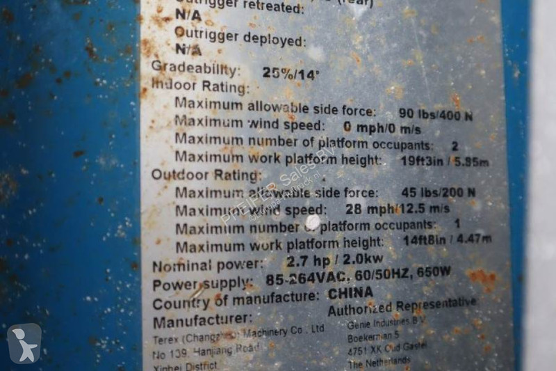 Nacelle Genie E-Drive Several In Stock, 8m...