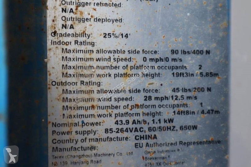 Nacelle Genie E-Drive Several In Stock, 8m...