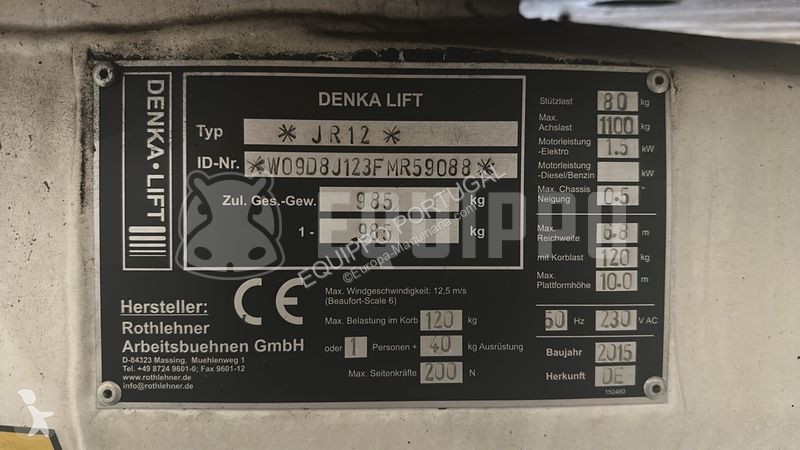 Plataforma Denka Lift Junior 12