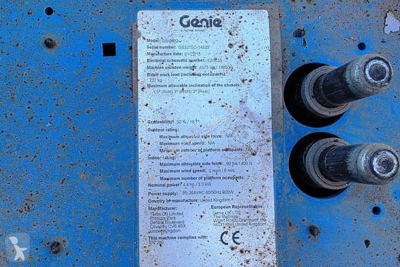 منصة تلسكوبية Genie Electric, 10m Working...