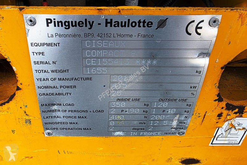 Plataforma elevadora Haulotte Compact 8...