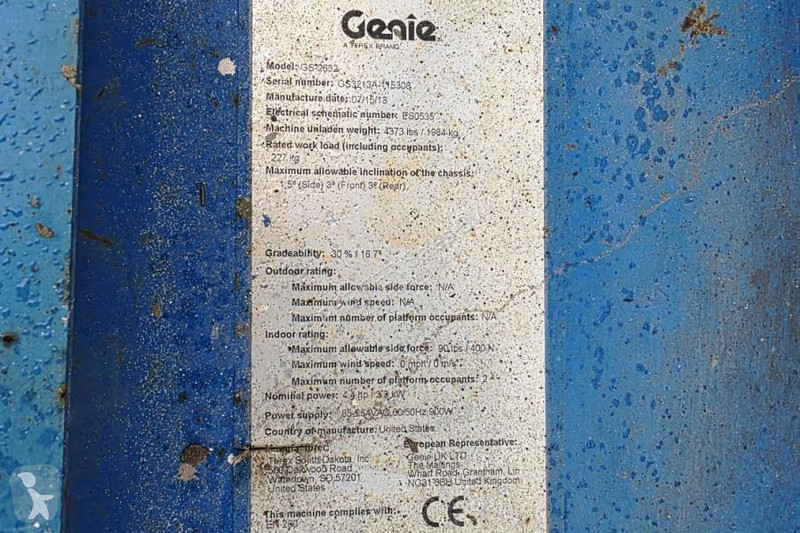 منصة تلسكوبية Genie Electric, 10m Working...