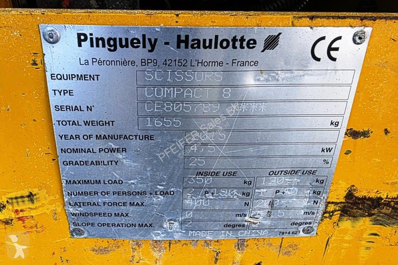 Vysokozdvižná plošina Haulotte Compact 8...