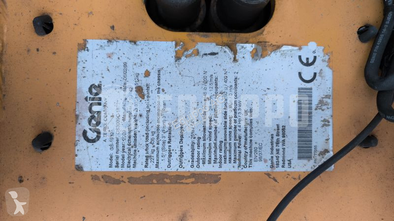 Plataforma elevadora Genie