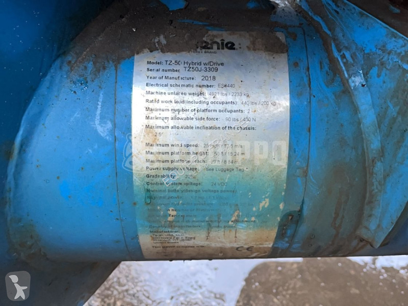 منصة تلسكوبية Genie TZ™50 Hybrid w/Drive...