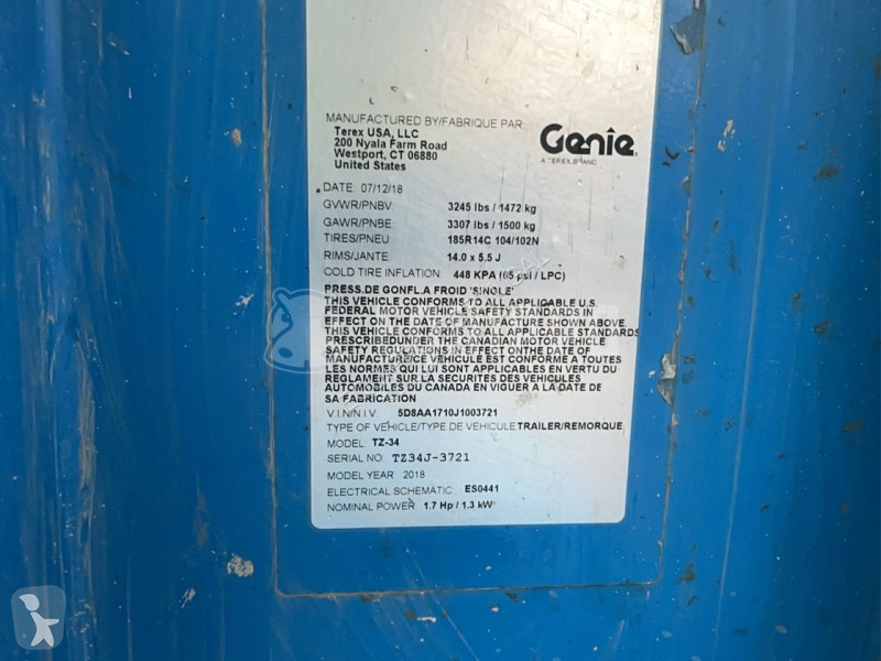 Plataforma Genie TZ34 (12m)