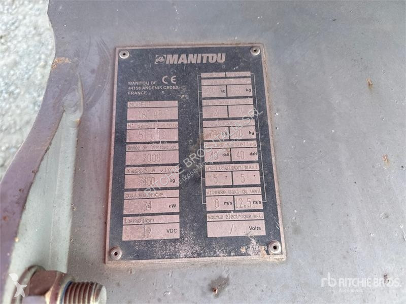 Plataforma elevadora Manitou 160AJT
