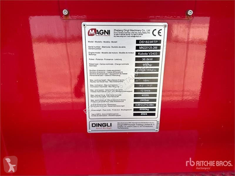 Автовишка Magni DS1823RTP 4x4 Diesel Scissor...