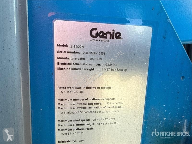 Автовышка Genie Z34/22N Electric Articulating...