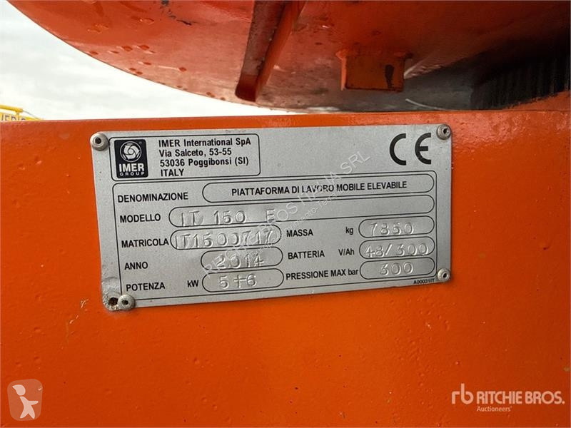 Автовышка Iteco IT150E Electric Articulating...