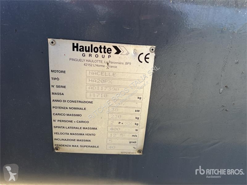 Plataforma Haulotte HA20 Diesel Articulating...