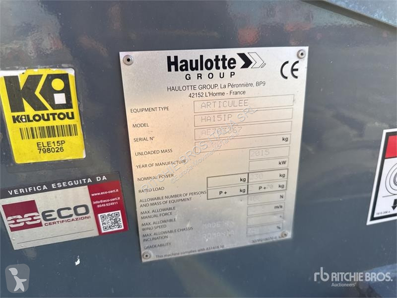 升降机 Haulotte Electric Articulating Boom Lift