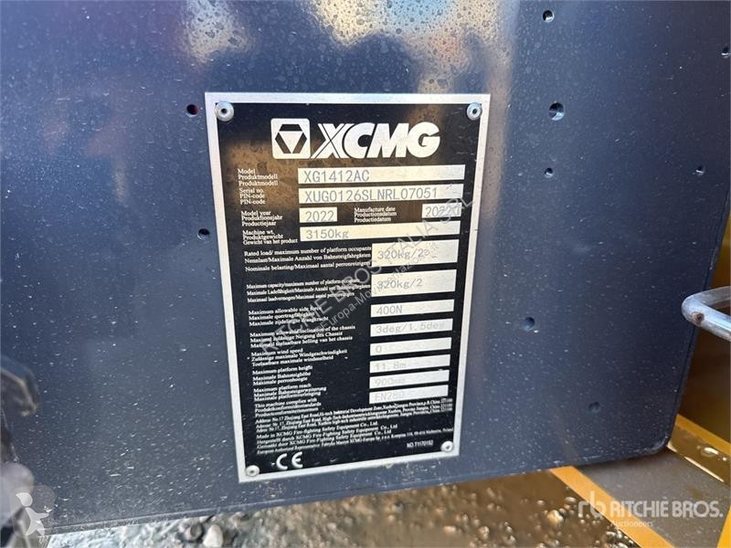 Emelőkosár XCMG XG1412AC Electric Scissor Lift