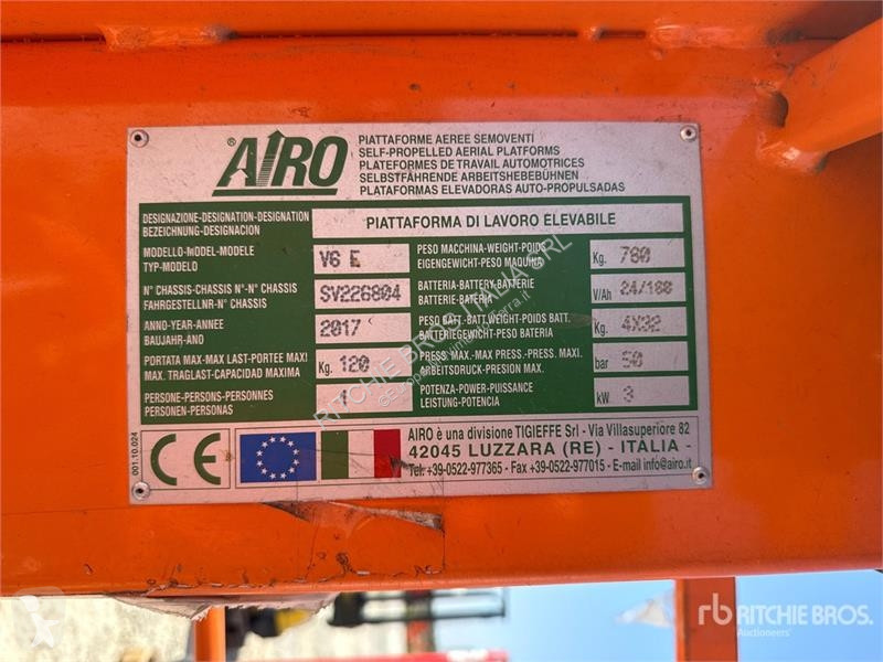 升降机 Airo V6 E Vertical Mast Lift