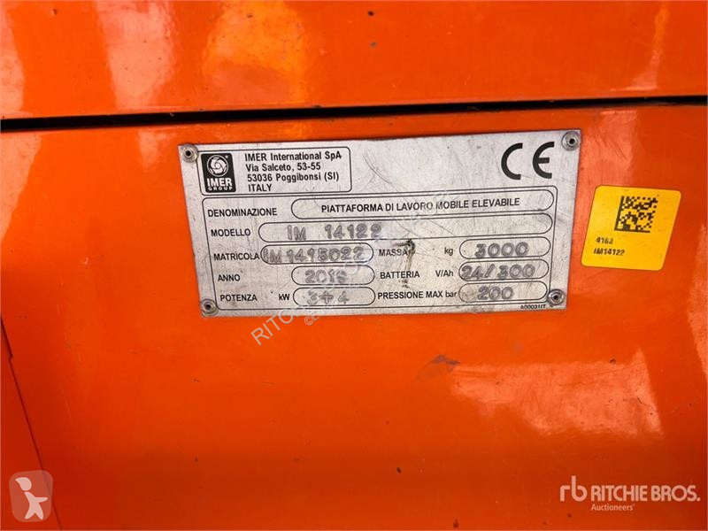 Emelőkosár Imer Electric Scissor Lift