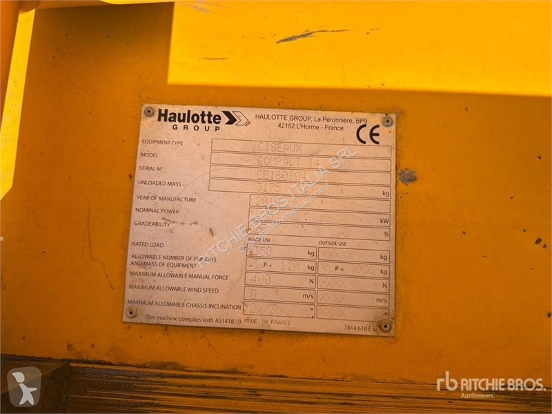 Emelőkosár Haulotte Electric Scissor Lift