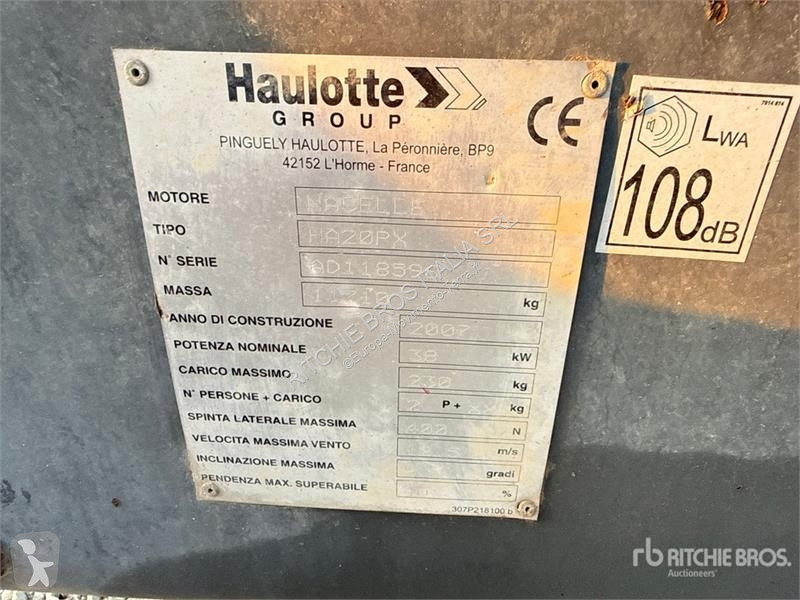 Plataforma elevadora Haulotte HA20 Articulating...