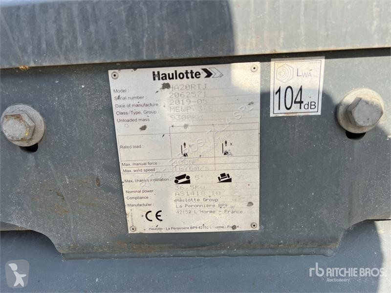 Plataforma elevadora Haulotte HA20RTJ Diesel...